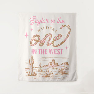 Tapeçaria o Primeiro Aniversário da Cowgirl