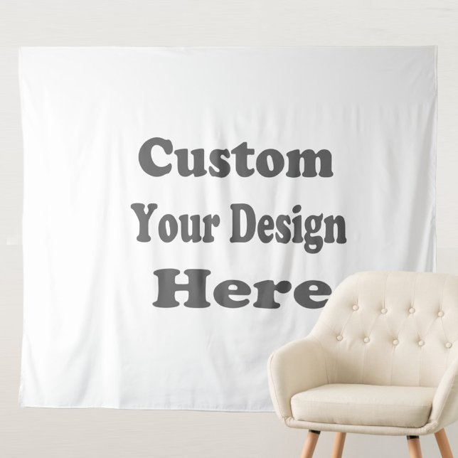 Tapeçaria Personalizada a partir do seu Design | A (Custom Tapestry from Your Design | Add YOUR Photo
)
