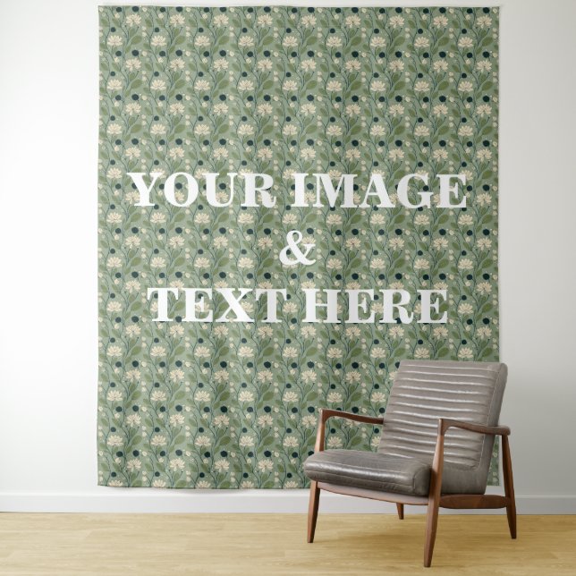 Tapeçaria Personalizada com Foto e Texto (In Situ)
