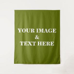 Tapeçaria Personalizada com Sua Própria Foto e Tex