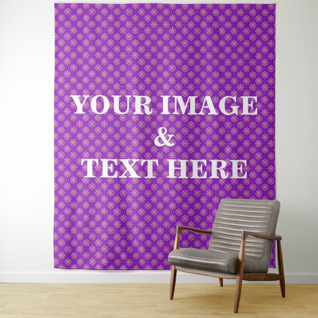 Tapeçaria Personalizada Com Sua Própria Foto & Tex (In Situ)