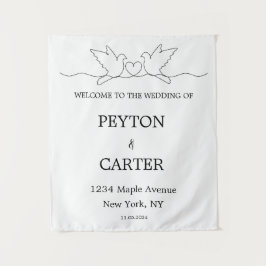 Tapeçaria Personalizada de Casamento