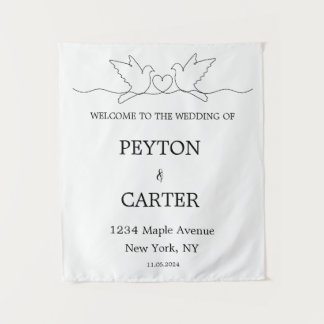 Tapeçaria Personalizada de Casamento