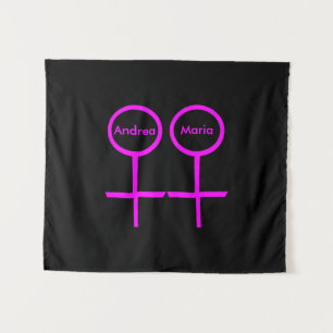 Tapeçaria Personalizada para Amantes Lésbicas