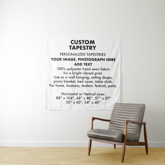 Tapeçaria Personalizada Paredes 57"x57" (In Situ)
