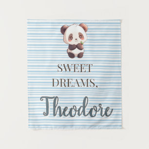 Tapeçaria Personalizada Sonhos Doces Panda Fofo