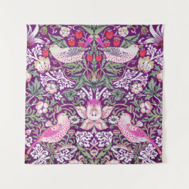 Tapeçaria Purple William Morris Strawberry Thief