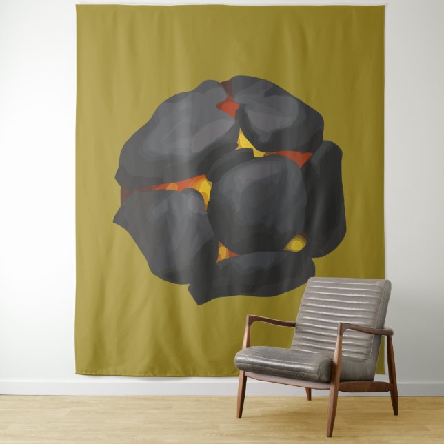 Tapeçaria Vermelho Quente (In Situ)