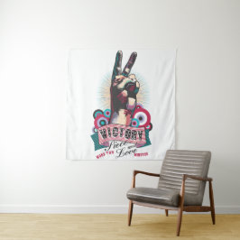 Tapeçaria – Vitória Paz e Amor Design Pop-Art