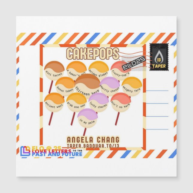 Taper:CakePops Hello From ELO2025 (Frente)