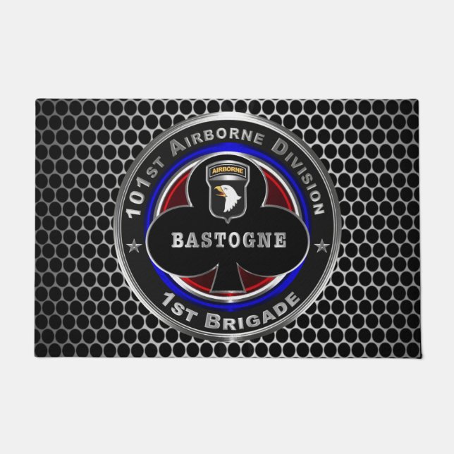 Tapete 1011 rua Airborne Division Doormat (Frente)