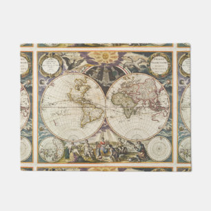 Tapete 1702 um mapa novo do mundo
