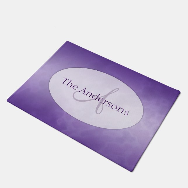 Tapete 18x24 personalizadas roxas (Inclinado)
