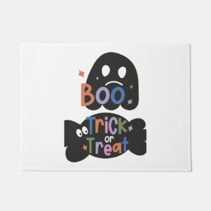 Tapete 2 Em Um Vinheta de Halloween Boo e Truque ou Trata