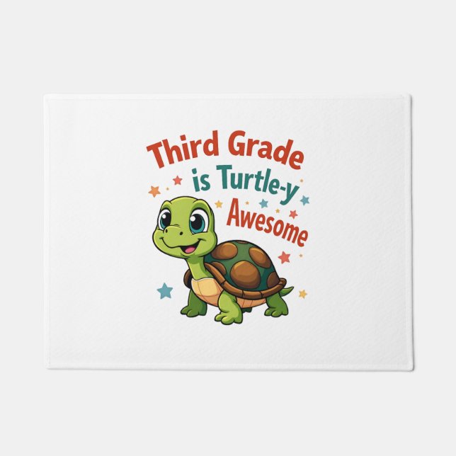 Tapete 3º ano de Turtle y incrível 3º ano de volta a Sch (Frente)