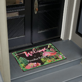 Tapete 3 Flamingo Paradise Beach House Doormat