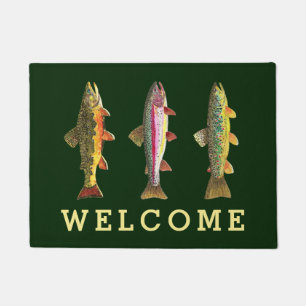 Tapete 3 Problemas de Pesca Doméstica, Escritório, Deco
