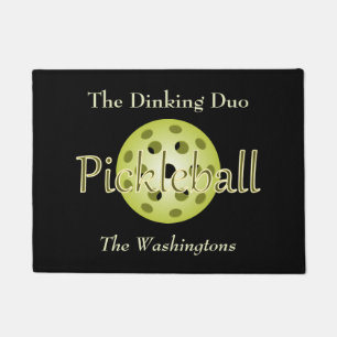 Tapete A Bola de Pickleball do Casal Duo Dinking