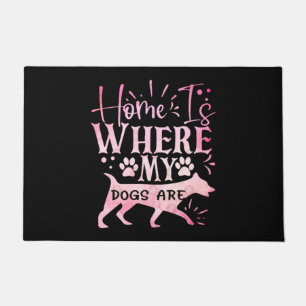 TAPETE A CASA É ONDE ESTÃO OS MEUS CÃES