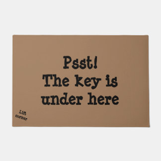 Tapete A chave está sob aqui a esteira de porta