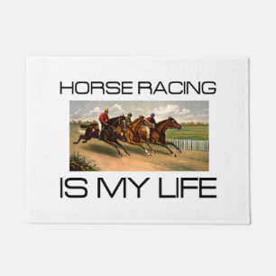 Tapete A corrida de cavalos SUPERIOR é minha vida