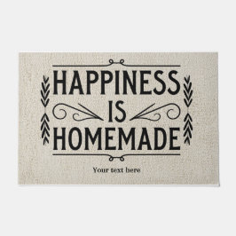 Tapete A felicidade é uma porta caseira