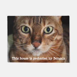 Tapete A fotografia "casa da cara do gato de Bengal é
