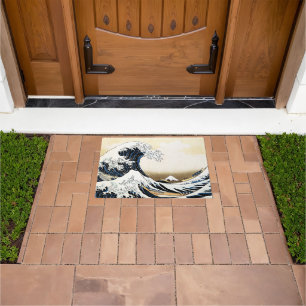 Tapete A Grande Onda de Kanagawa Hokusai, arte japonês