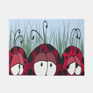 Tapete A ilustração dos Três Amigos Ladybug