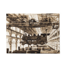 A locomotiva funciona o tronco grande de Battle