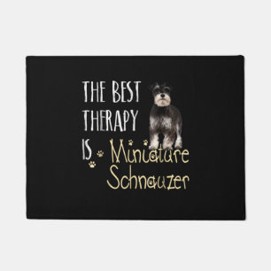 Tapete A Melhor Terapia é Miniatura Schnauzer
