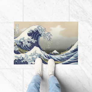 Tapete A onda do Excelente de Kanagawa Katsushika Hokusai