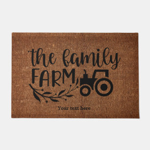 Tapete A porta da fazenda da família