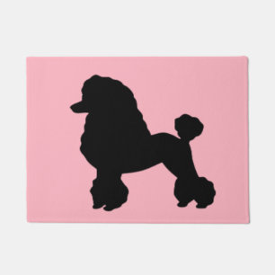 Tapete a saia cor-de-rosa da caniche dos anos 50 inspirou