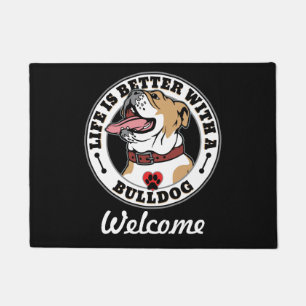 Tapete A Vida Personalizada Do Bulldog É Melhor Com Um B