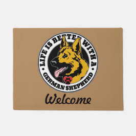 Tapete A vida personalizada do german shepherd é melhor