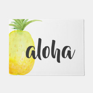 Tapete Abacaxi Aloha Matt bem-vindo