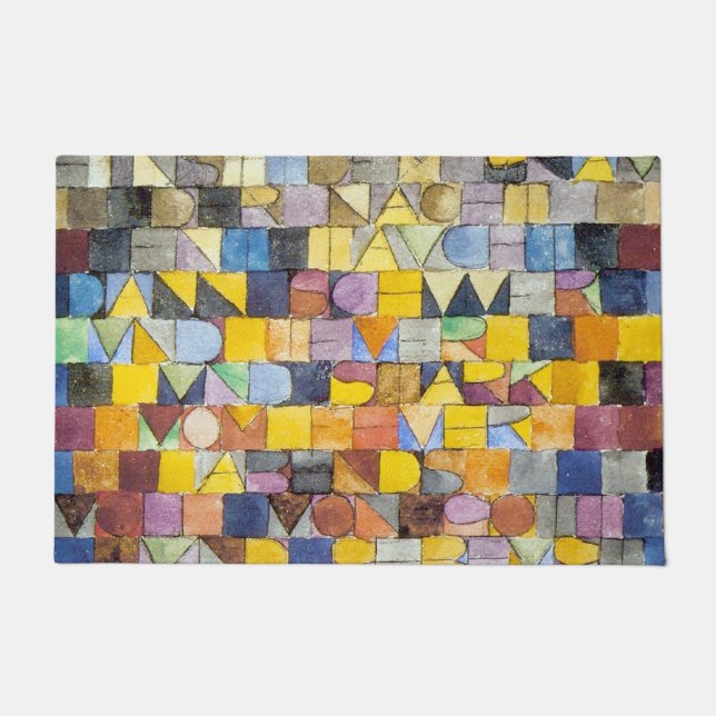 Tapete ABC (Alfabeto), Paul Klee (Frente)