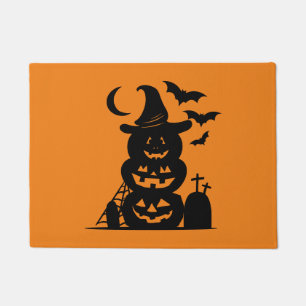 Tapete Abóboras Empilhadas Halloween