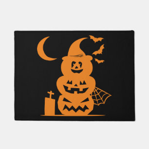 Tapete Abóboras Empilhadas Halloween