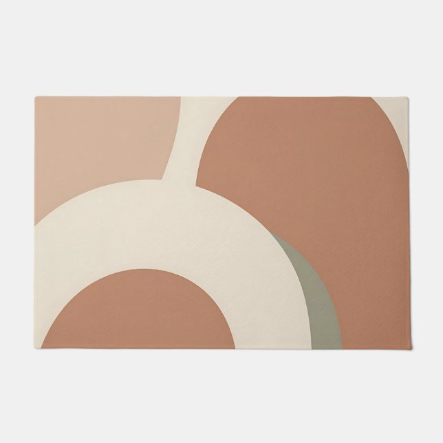 Tapete Abstract Boho Arch Earthy Minimalist Design (Frente)