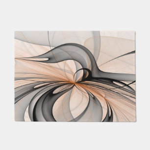 Tapete Abstrato Anthracite Cinza Siena Moderna Arte Fract
