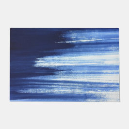 Tapete abstrato azul e preto