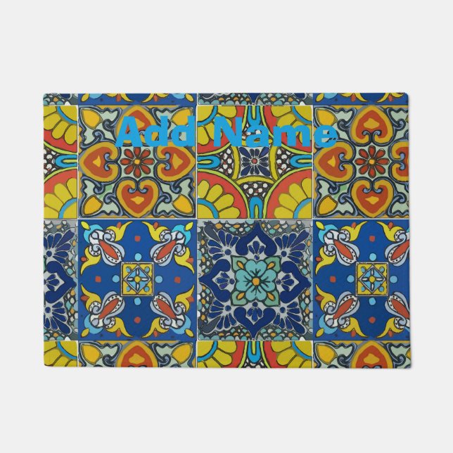 Tapete Abstrato azulejo (Frente)