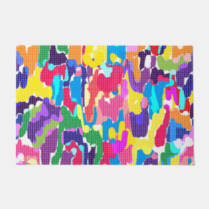 Tapete Abstrato brilhante multicolorido
