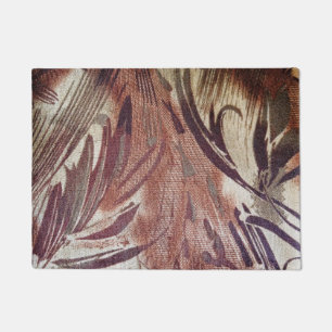Tapete Abstrato Brown Floral Design 2