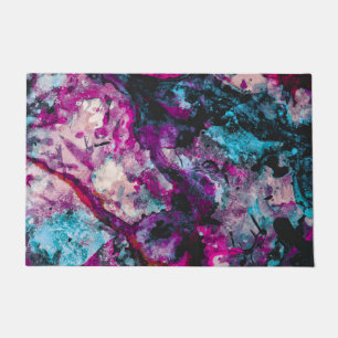 Tapete Abstrato de Épocas de Cristal Ruby e Sapphire