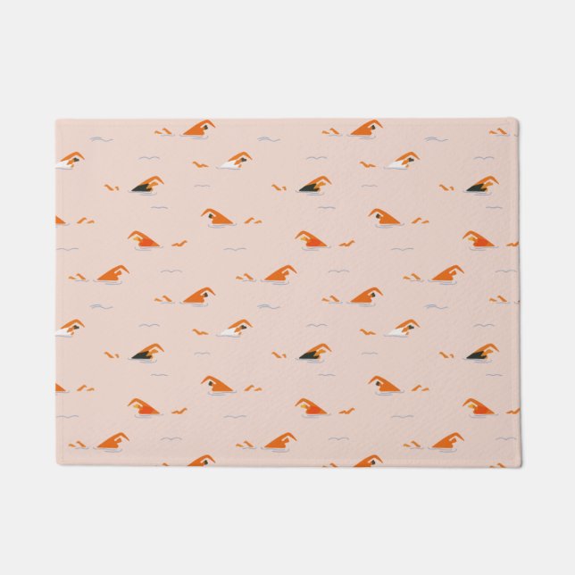 Tapete Abstrato de Verão, Piscina (Frente)