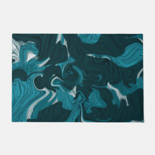 Tapete Abstrato Marble - ilustração azul
