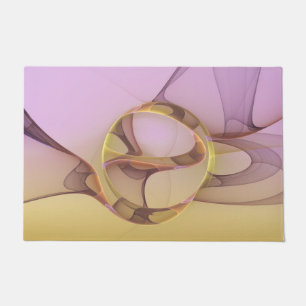 Tapete Abstrato motiva arte frontal rosa moderna Ouro ros